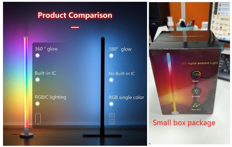 2023 Design Smart Home Lighting Hoekvloerlamp voor moderne decoratieve binnenverlichting