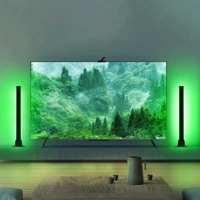 18LEDS kleurveranderende RGB RGBIC vloerlamp voor slaapkamerdecoratie in 30cm en 50cm maten