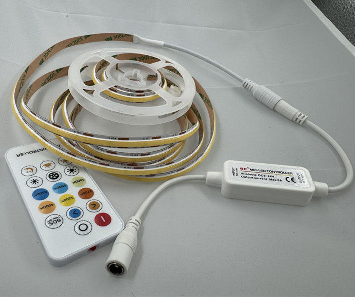 COB LED Strip DC24V CRI90 312LEDs/m IP33 IP40 IP44 met stabiele 10m volle verlichting