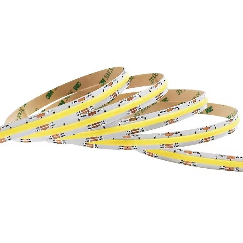 Design LED Strip Light 560LEDS COB 12V 24V Dimmable CCT RA90 Controller Geen spanningsverlies