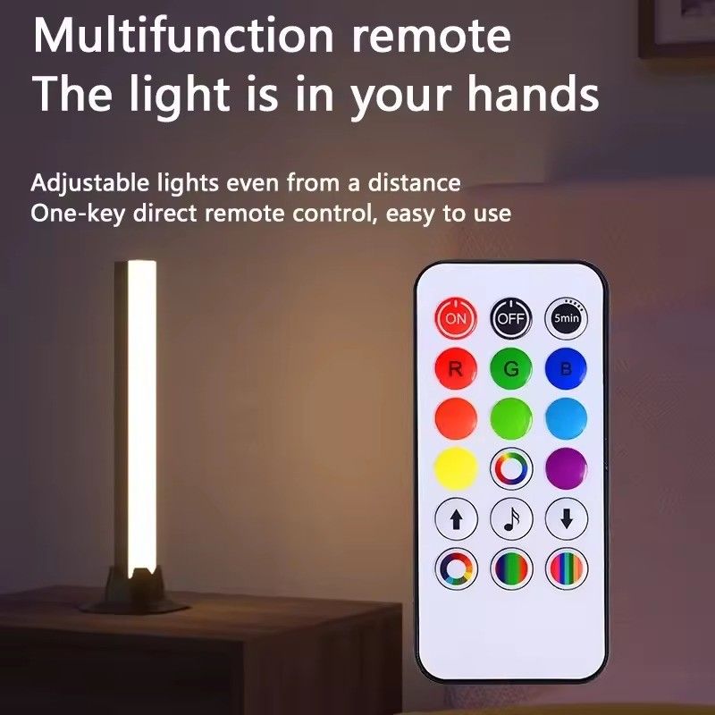 DIY HONGTOP APP Control RGBIC kleurrijke vloerlamp voor slaapkamer decoratief 25cm 30cm 5V