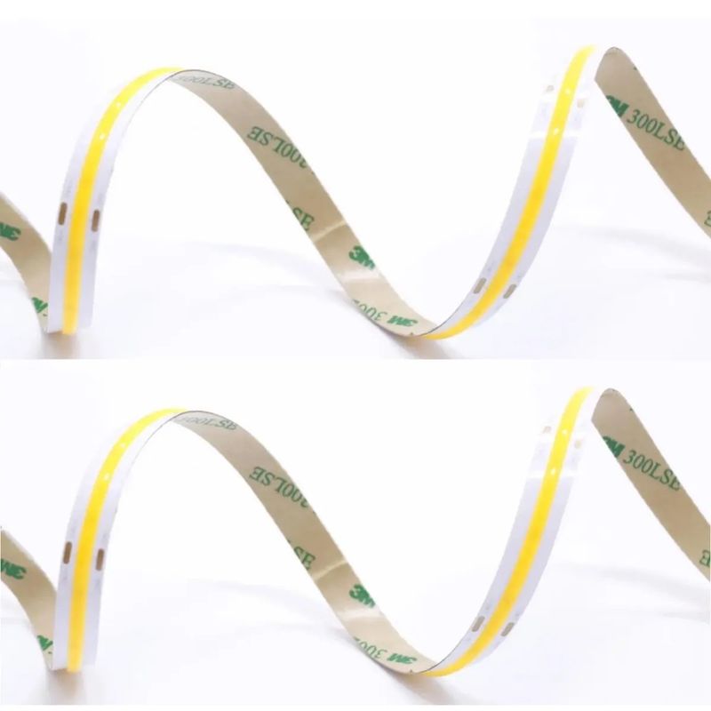 COB CRI 90 8MM 5MM LED lichtstrook voor winkel voorruit Double PCB Support Dimmer