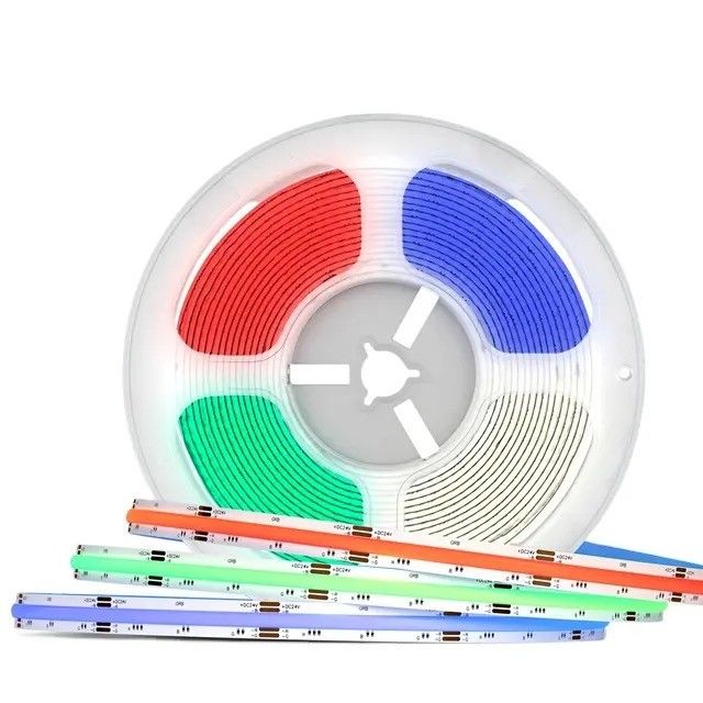 90 Ra CRI COB RGB LED Strip Light Niet-waterdicht 12V 24V voor verlichtingsoplossingen