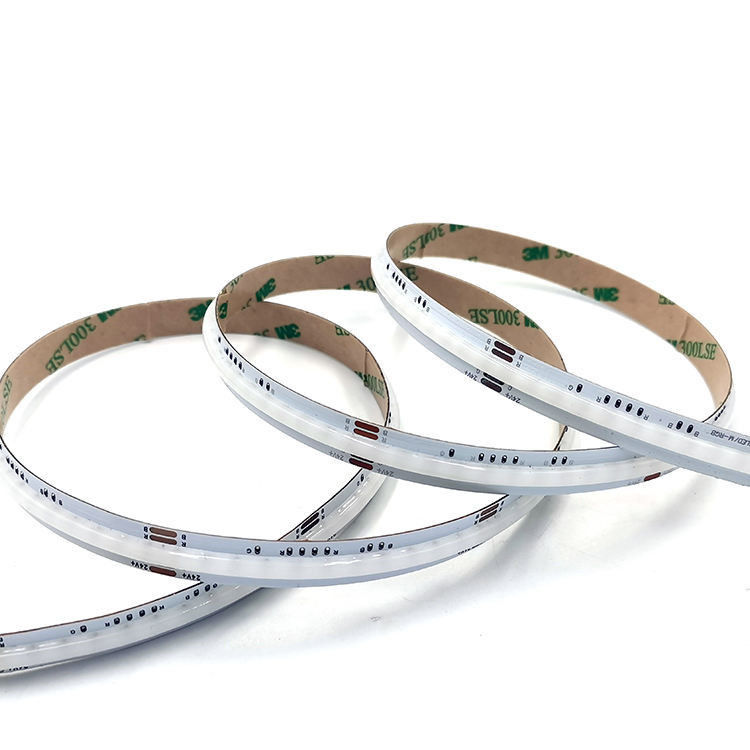 8mm 576 leds RGB COB LED Strip Hoge dichtheid voor 12v 24V IP20 Smart Strip Lighting