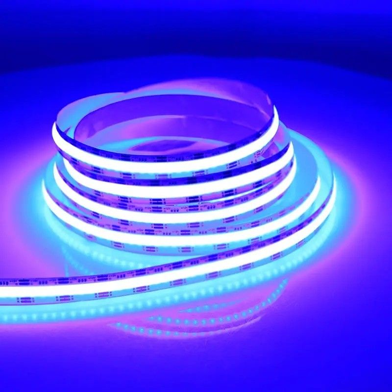 Flexibel digitaal RGB COB LED-strooklicht met 50000 uur werktijd en 3-