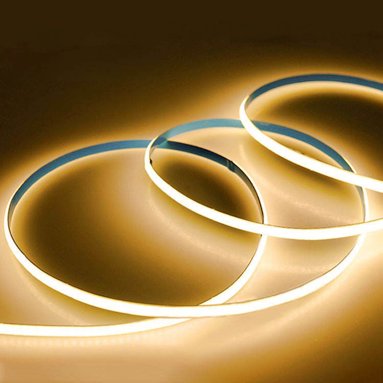 Indoor Lighting Warm White COB LED Strip 8 mm breed met FPC LED RESISTOR materiaal