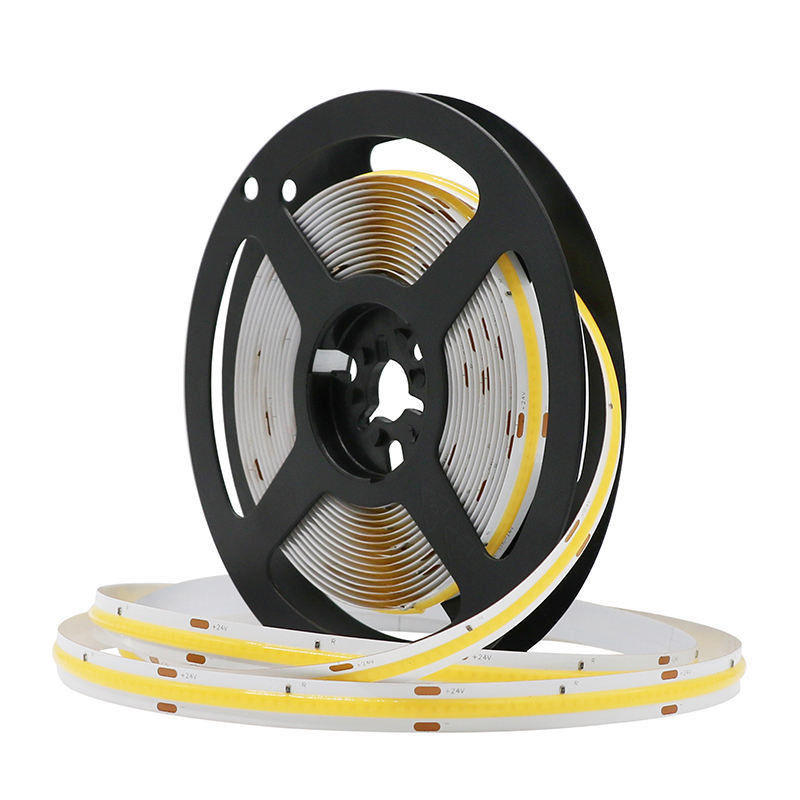 12V/24V Cob Led Strip 320leds/m Reel tot Reel 5m/10m/20m/50m Cuttable Every 3 LEDs