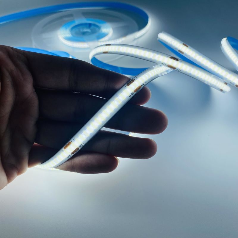 12V/24V Cob Led Strip 320leds/m Reel tot Reel 5m/10m/20m/50m Cuttable Every 3 LEDs
