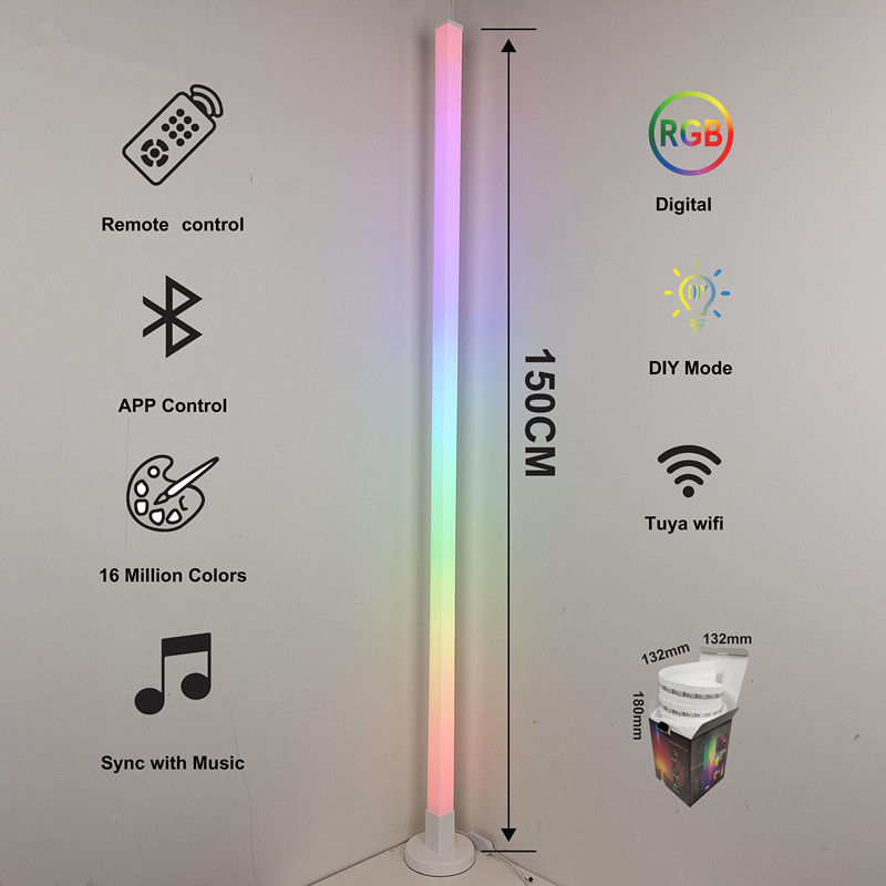 200lm DIY App Control RGB Kerstkleurenveranderend Ambient Floor Light voor Home Decor
