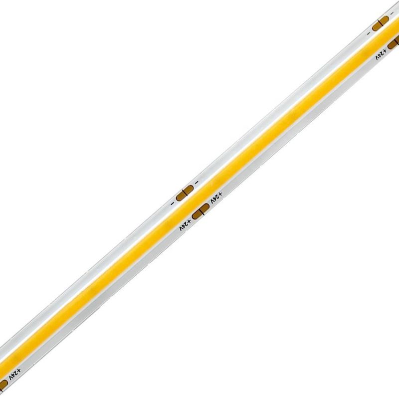 Hoge lichtstroom 1000lm COB LED-strooklicht voor 12V 24V flexibele verlichtingsoplossing