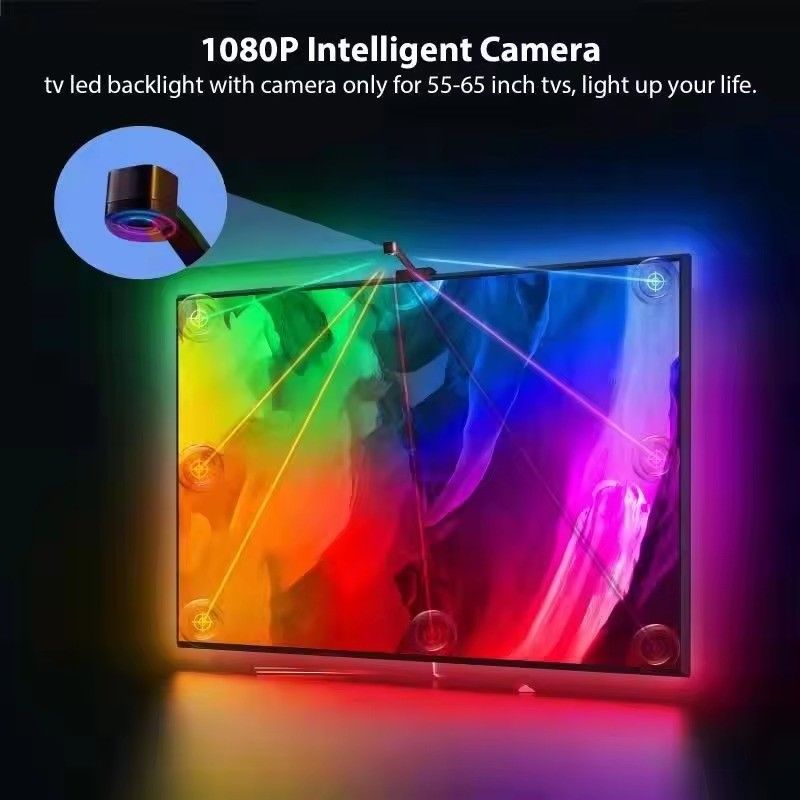 DC Connectivity Technology Wifi Immersion TV LED-achterlichten voor 65-75 inch Assistent