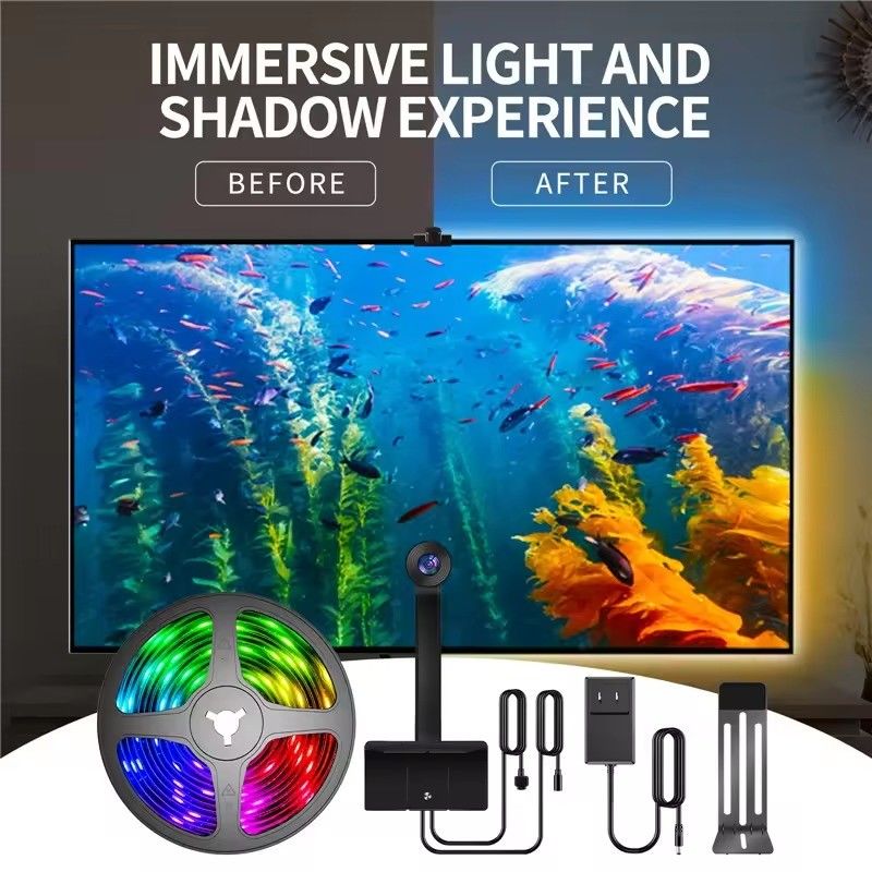 DC Connectivity Technology Wifi Immersion TV LED-achterlichten voor 65-75 inch Assistent