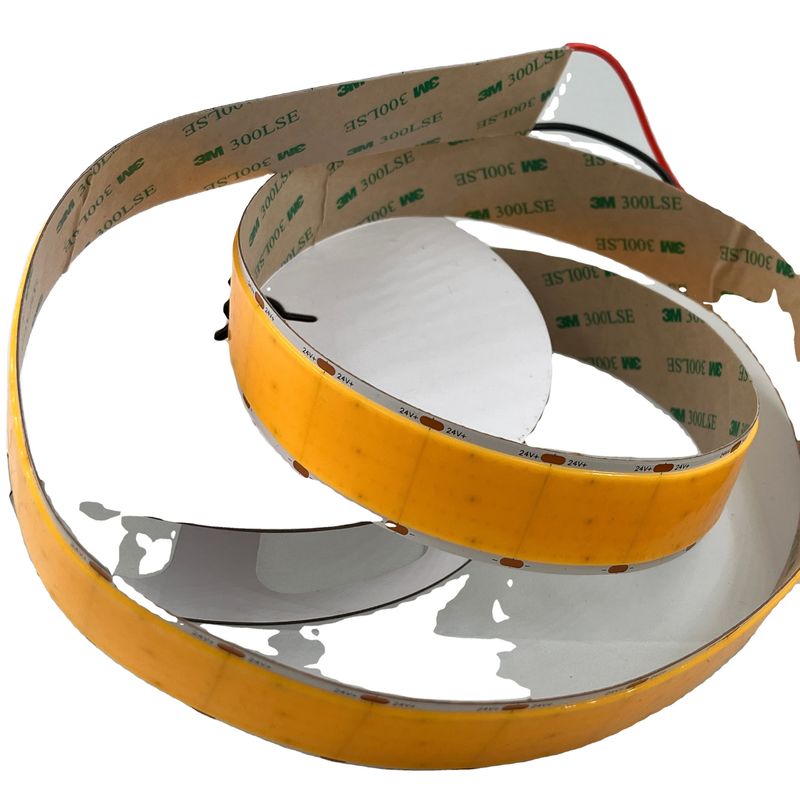 1600 LED's 30mm Breedte 5 rijen COB LED-strooklichten met kleurtemperatuur 3000K/4000K/6000K