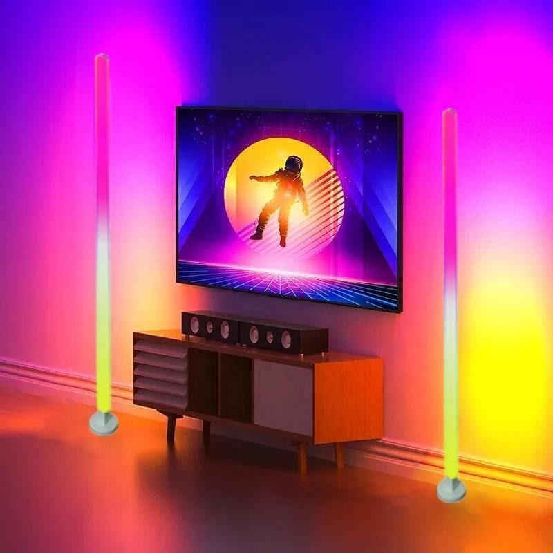 18 stuks/Ctn DC5V interieur decoratief vloerlampje met muziekfunctie en IR-controller