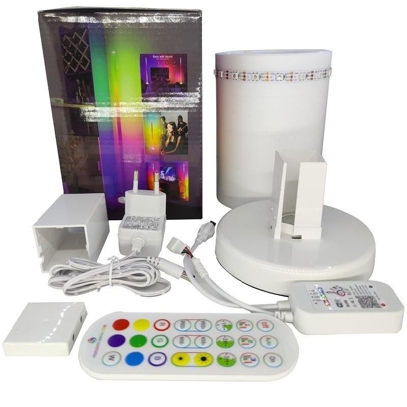 18 stuks/Ctn DC5V interieur decoratief vloerlampje met muziekfunctie en IR-controller