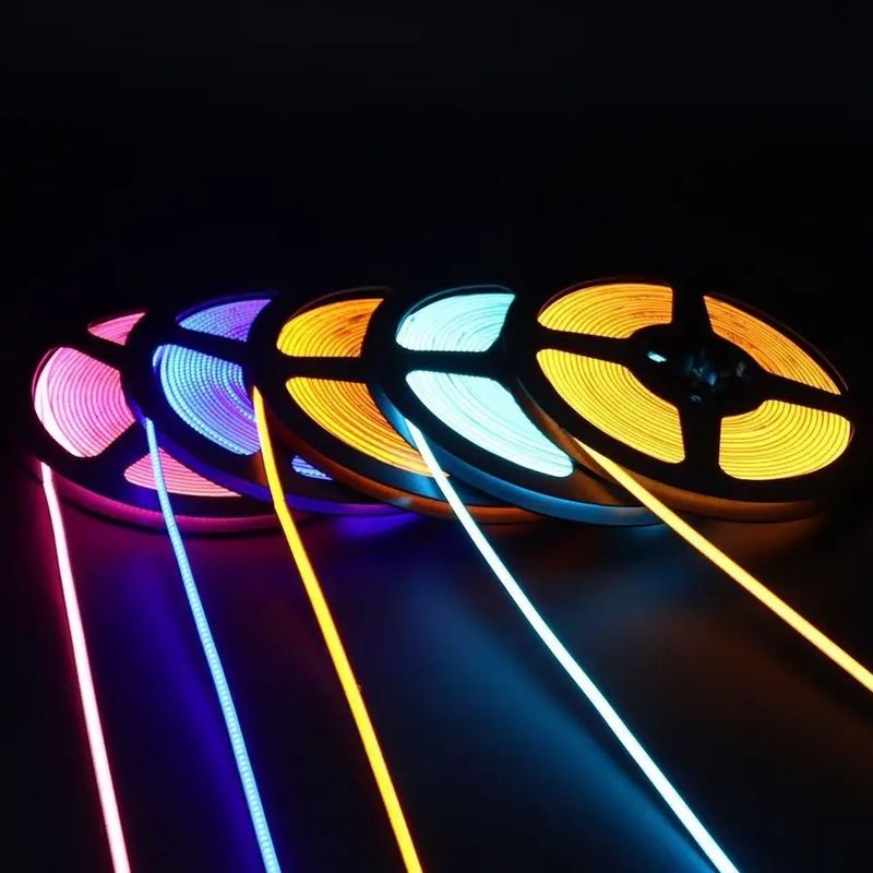 RGB Flexible Strip 756leds COB DC 12V LED Strip Light met 100lm/w Lichtefficiëntie