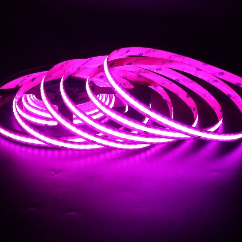 756led RGB 10mm Wide COB LED Strip Light Direct Support Dimmer en breed spanningsbereik