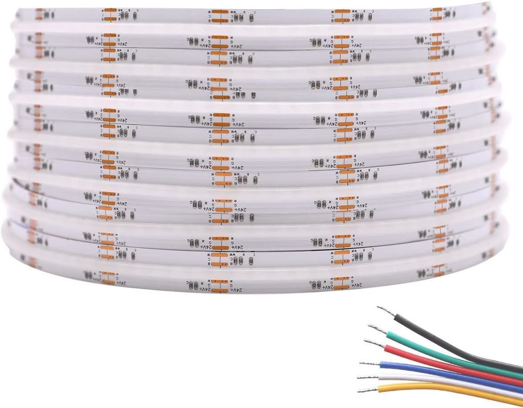 50000 uur levensduur RGBCCT COB LED-strooklicht voor woon- en slaapkamerverlichting