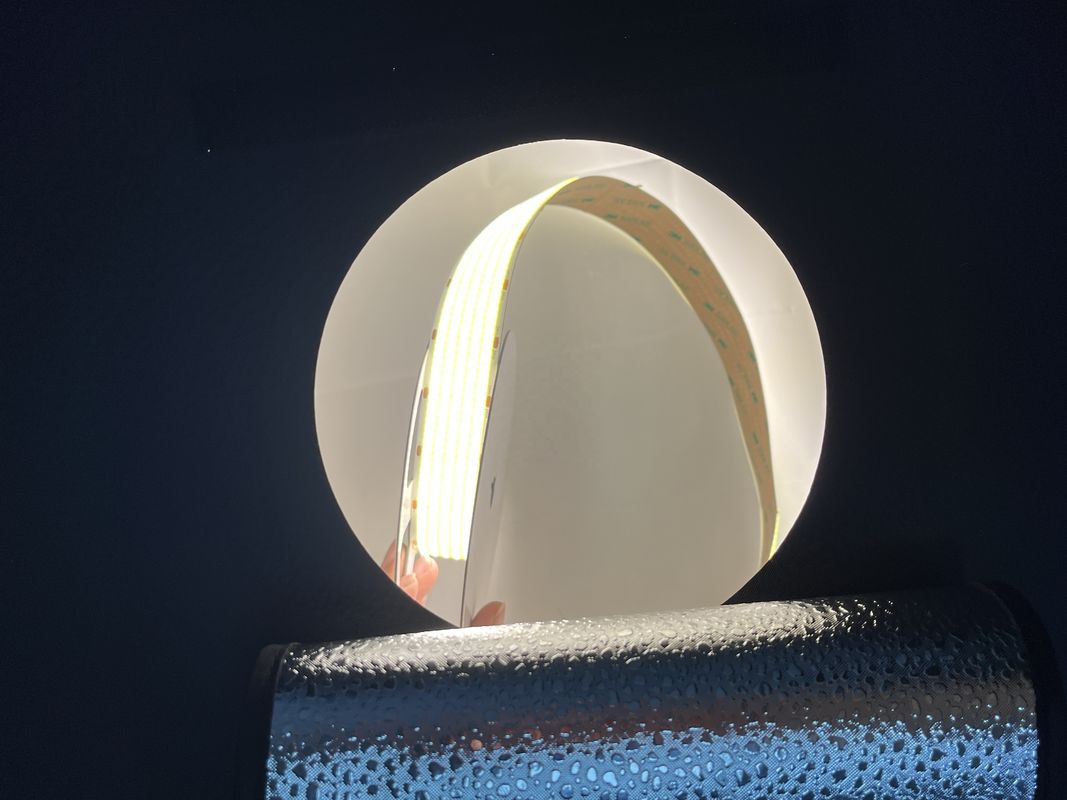 Dimmable Copper Cob Ribbon Rope Flexible Cob Led Strip High Density 1600leds Per Meter 3500K Ra 90 0.3kg 24v 30mm Breedte