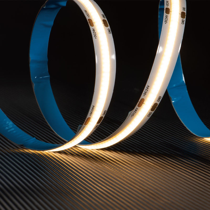 15M 20M 480Led Cob Led Strip Licht Ce Rohs 24V Wit Flexibele Cob Tira Led Tape Licht