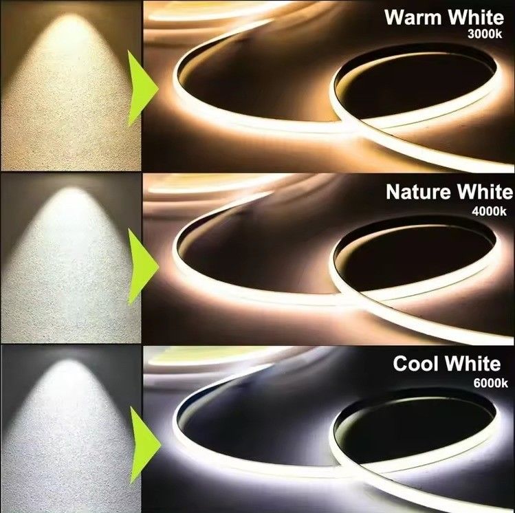 15M 20M 480Led Cob Led Strip Licht Ce Rohs 24V Wit Flexibele Cob Tira Led Tape Licht
