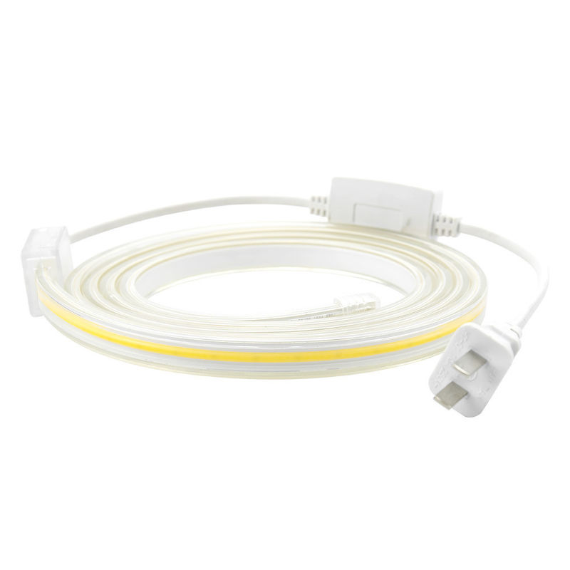 Hoogspanningsflexibel COB LED-strooklicht IP65 waterdicht 50M 100M per spoel met 30000 uur levensduur en 80 CRI