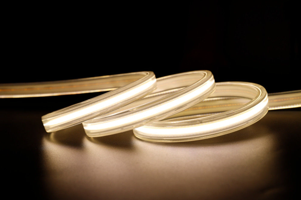 Hoogspanningsflexibel COB LED-strooklicht IP65 waterdicht 50M 100M per spoel met 30000 uur levensduur en 80 CRI