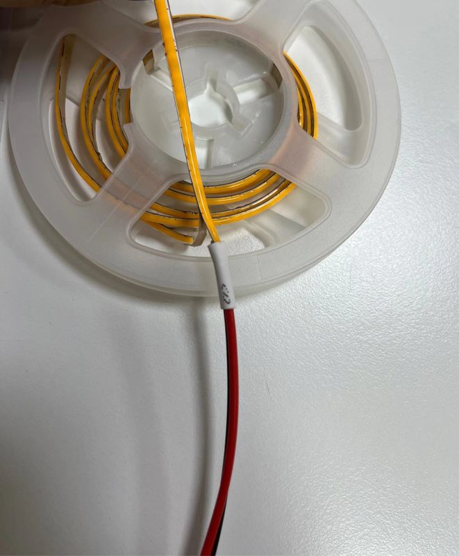 Super dun 3 mm breed koper pcb Cob strips licht voor binnen buiten kantoor decoratie