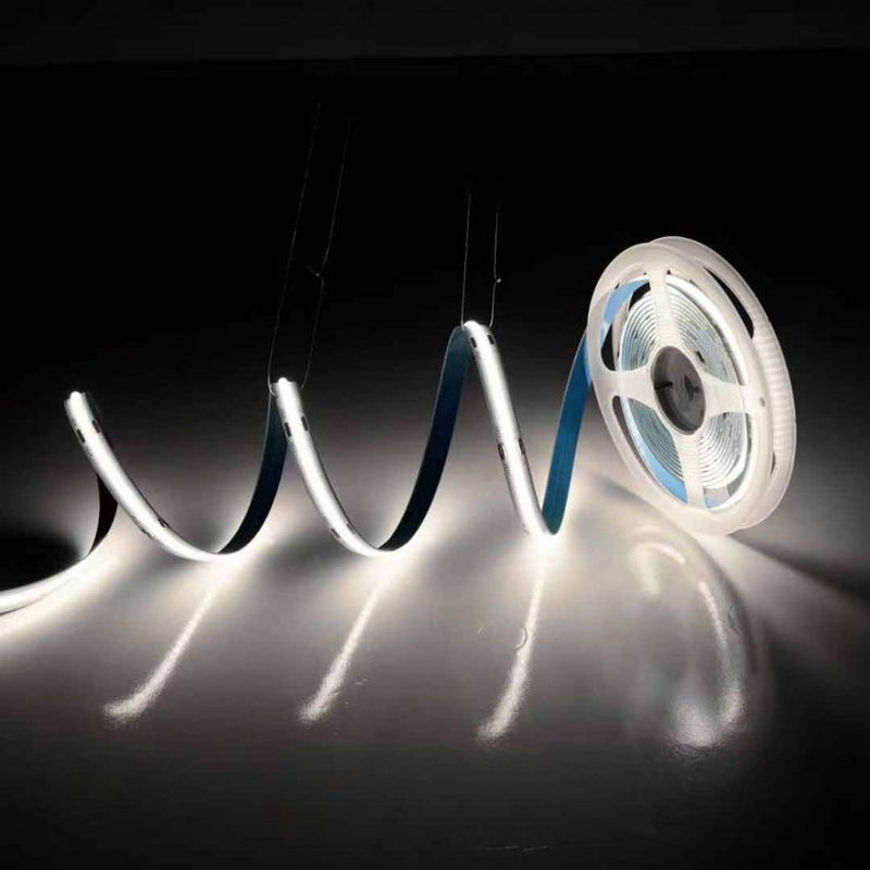 Energiebesparend IP20 COB LED Strip Light 8mm PCB 300 chips per meter met 800lm Luminous Flux