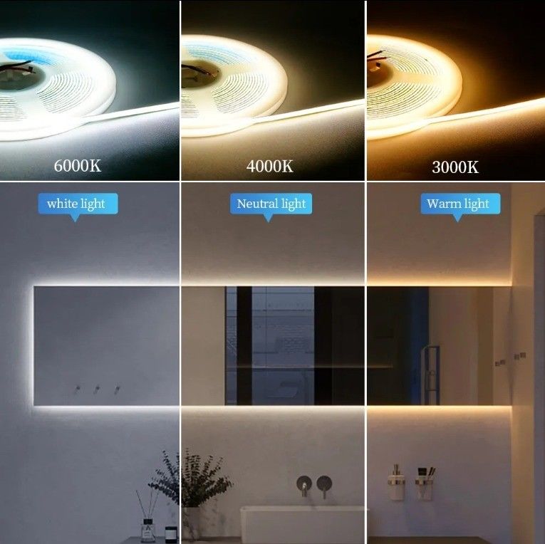 FPC LED RESISTOR Wijnkast COB LED-strook met ultra smal 3 mm breed en hoog helder lineair licht