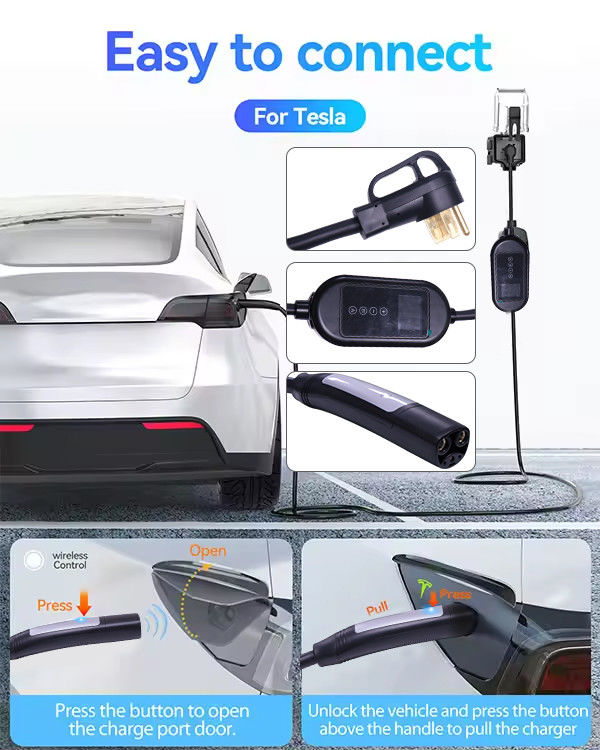 LCD-indicator licht EV-sneloplader voor TSL-niveau 2-energievoertuigen in doostype